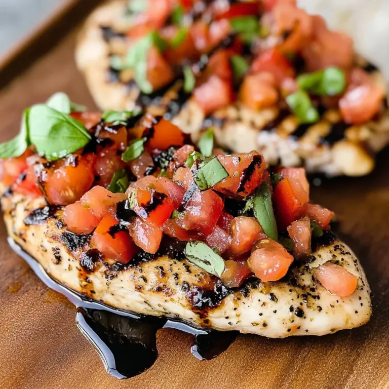 30-Minute Bruschetta Chicken (Grilled or Baked)