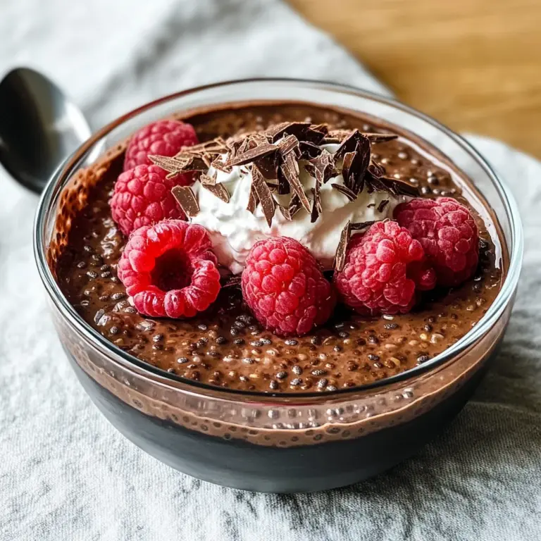 Chocolate Chia Seed Pudding