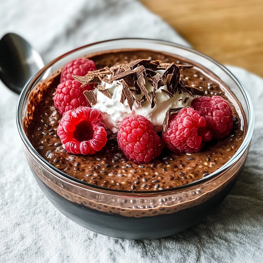 Chocolate Chia Seed Pudding