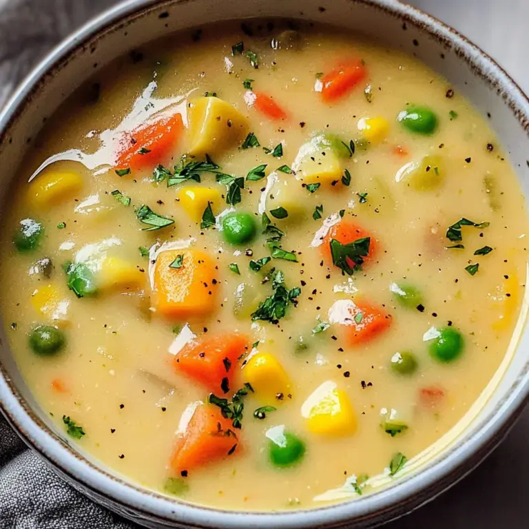 Creamy Vegetable Soup Recipe