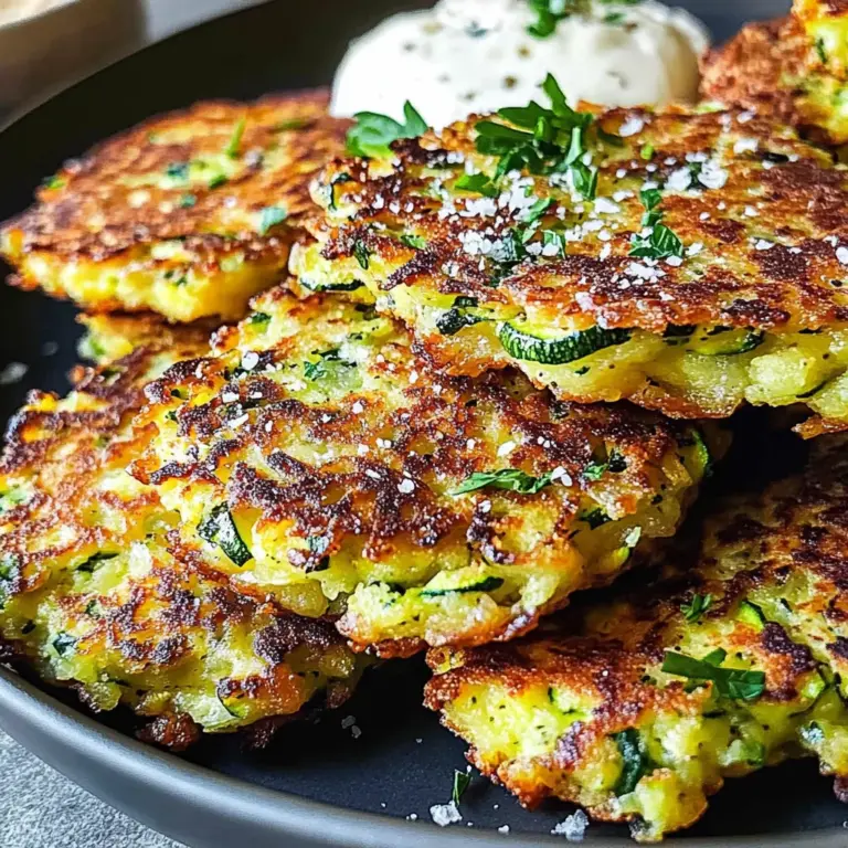 Crispy and Easy Zucchini Fritters Recipe