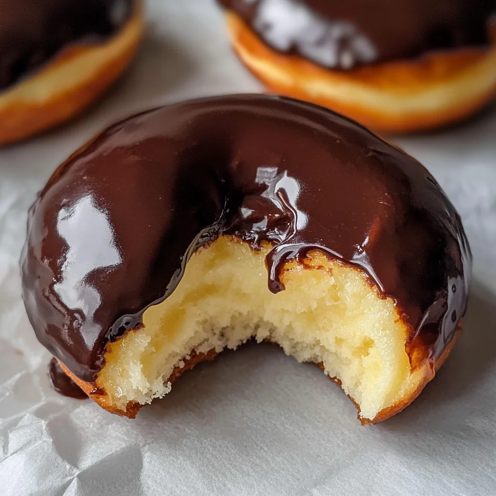 Gluten-Free Air Fryer Boston Cream Donuts