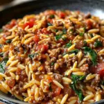 Ground Beef Orzo