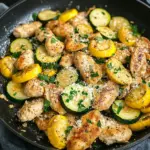 Healthy Chicken Breast with Zucchini and Squash