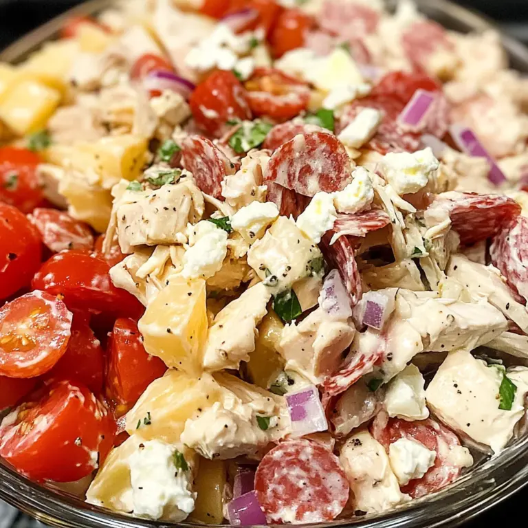Italian Grinder Chicken Salad