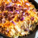 Keto BBQ Chicken Casserole