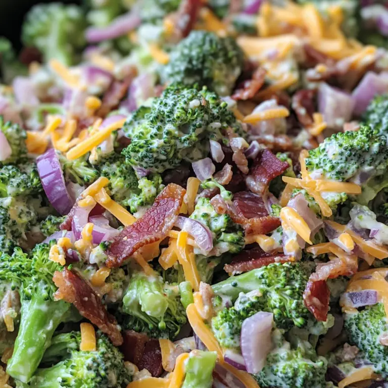Keto Broccoli Salad Recipe