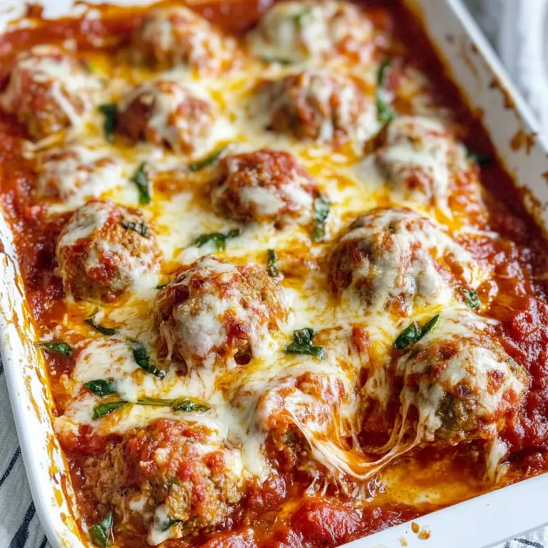 Keto Meatball Casserole