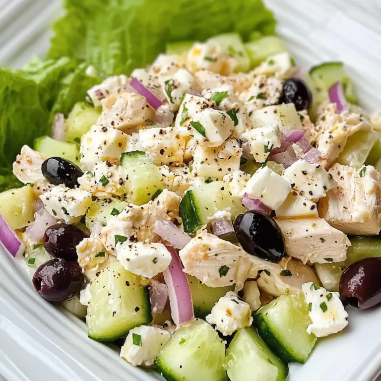 Keto Mediterranean Chicken Salad