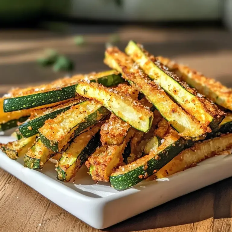 Low Calorie Air Fryer Zucchini Fries