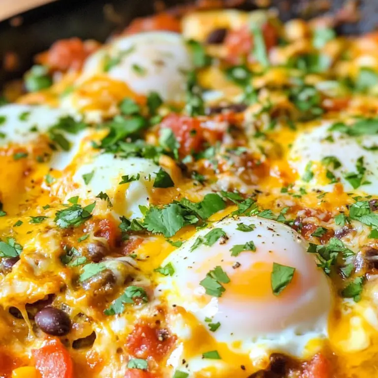 Mexican Baked Eggs (One Skillet)