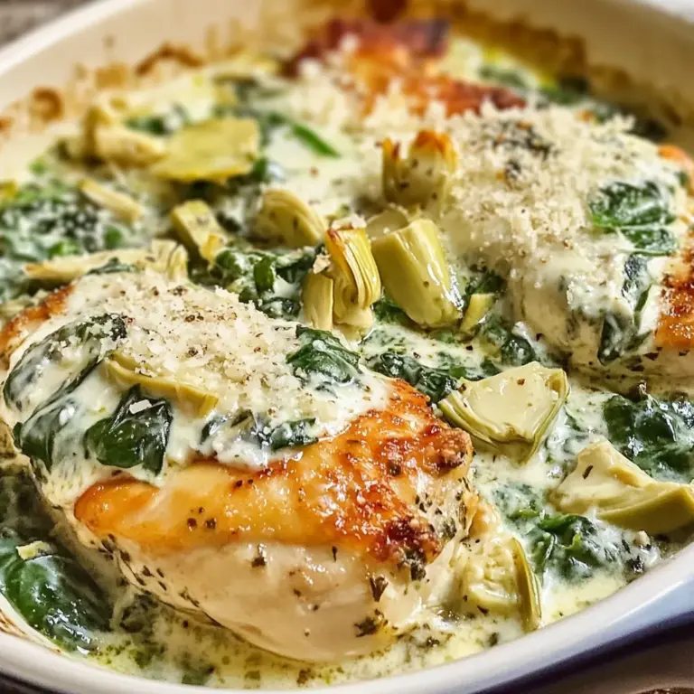 Spinach Artichoke Chicken with Cottage Cheese