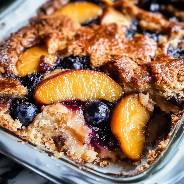 Vegan Brown Butter Peach Cobbler