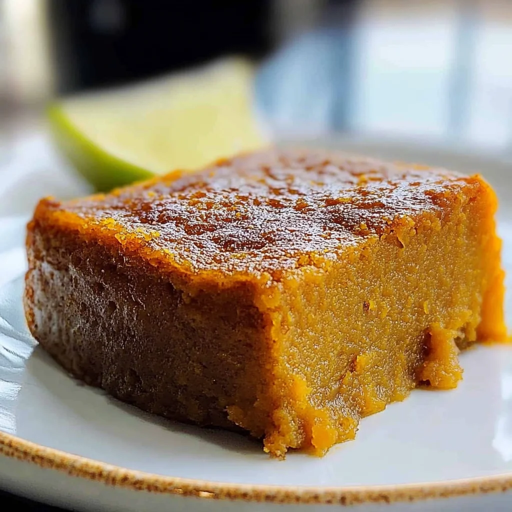 Vegan Jamaican Sweet Potato Pudding