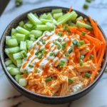 Buffalo Chicken Cottage Cheese Bowl