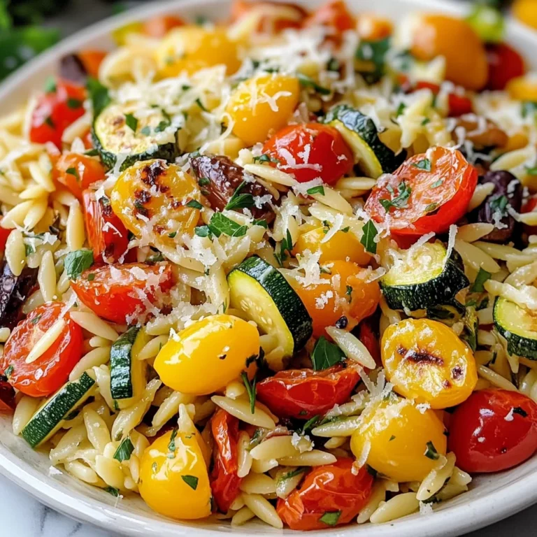 Easy Roasted Vegetable Orzo Recipe