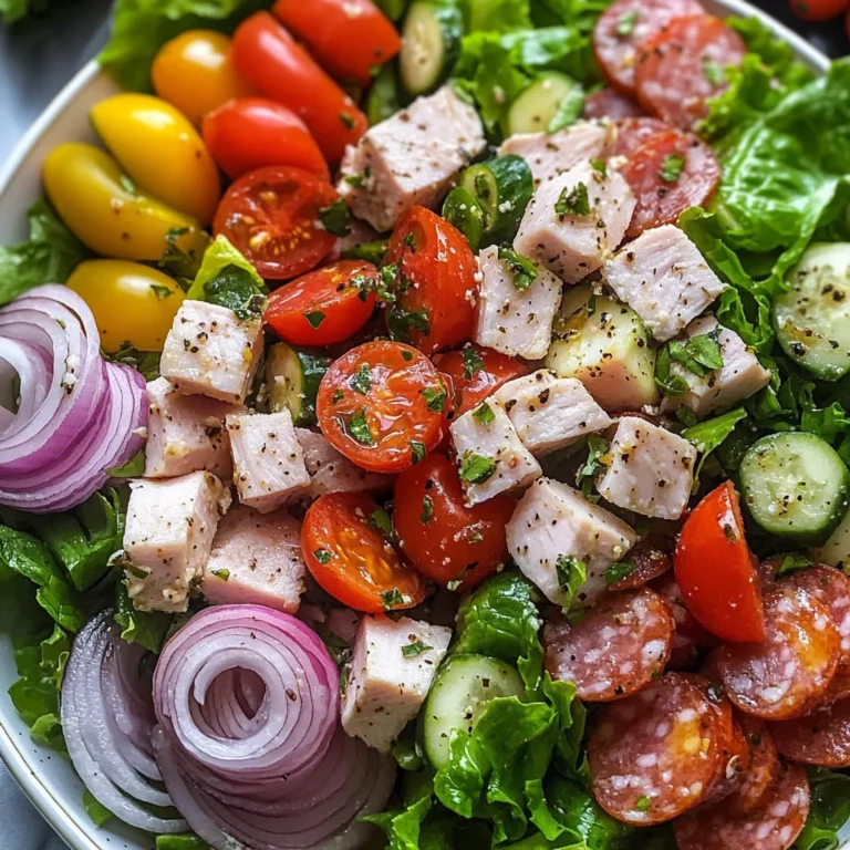 Healthy Italian Sub Salad
