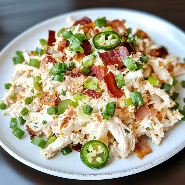 KETO JALAPENO POPPER CHICKEN SALAD