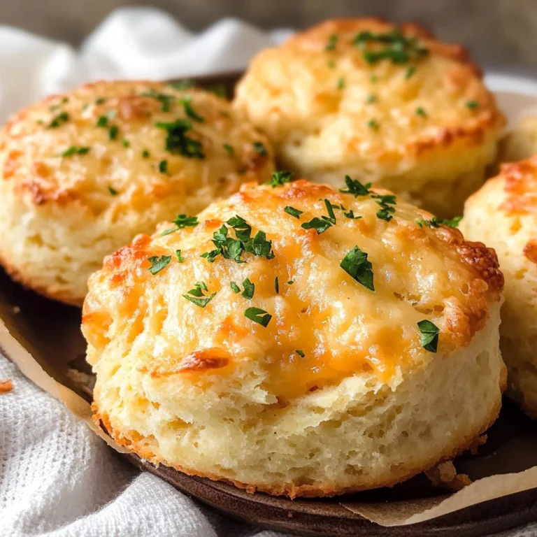 Keto Cheddar Garlic Biscuits