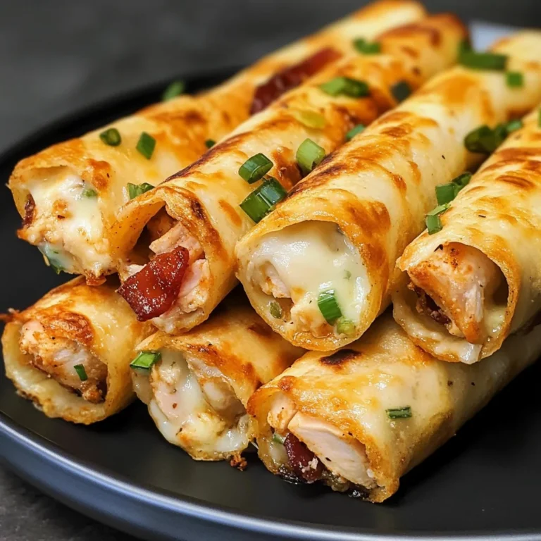 Keto Chicken Bacon Ranch Taquitos