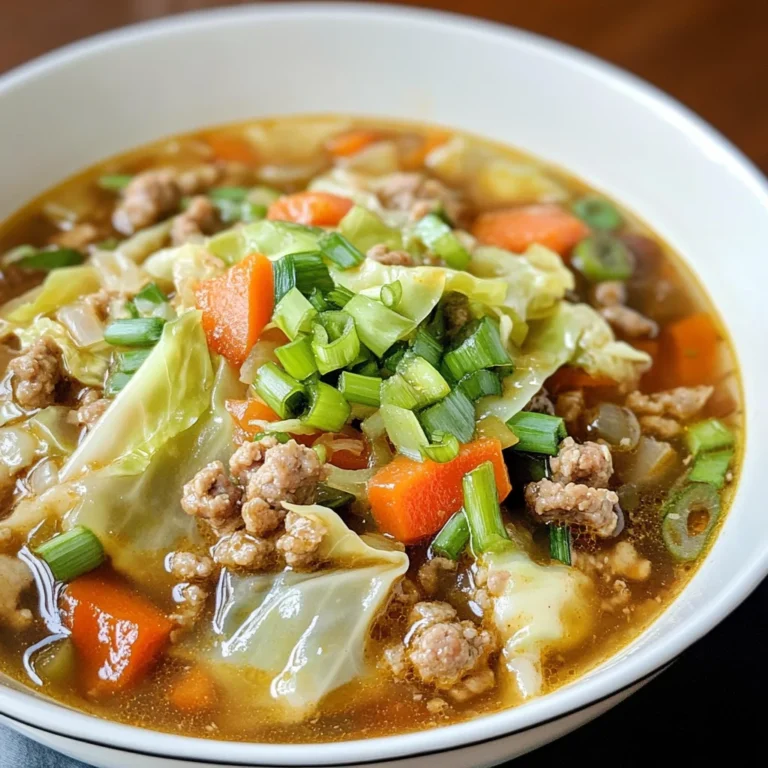 Keto Egg Roll Soup