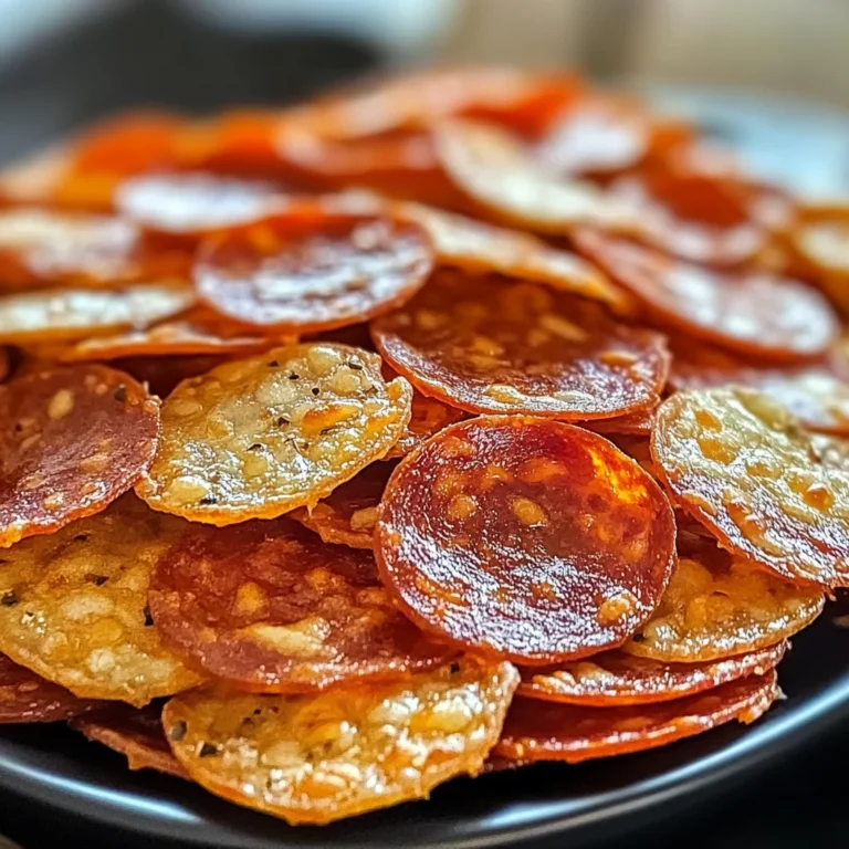 Pepperoni Cheese Crisps