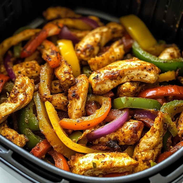 Air Fryer Chicken Fajitas