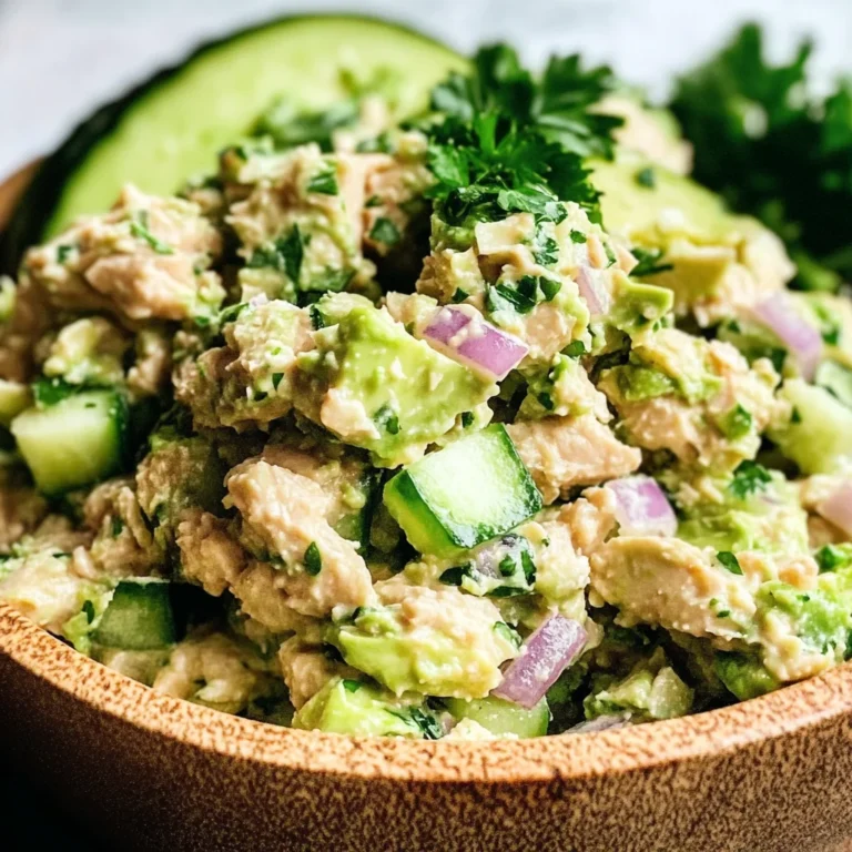Creamy Avocado Tuna Salad