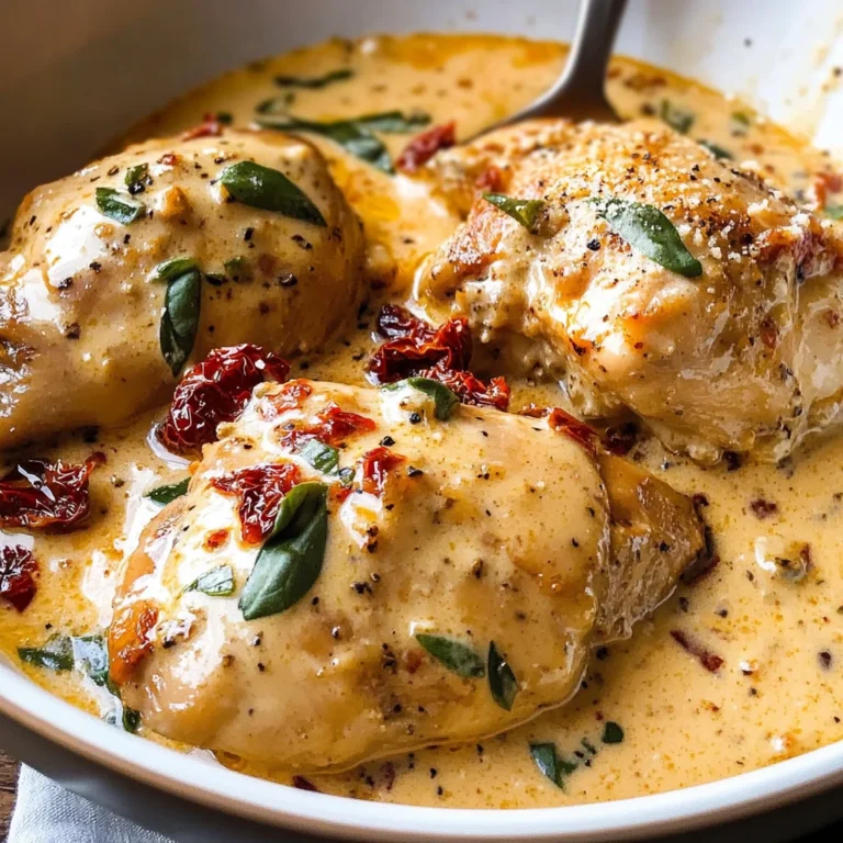 Creamy Chicken with Sun-Dried Tomatoes