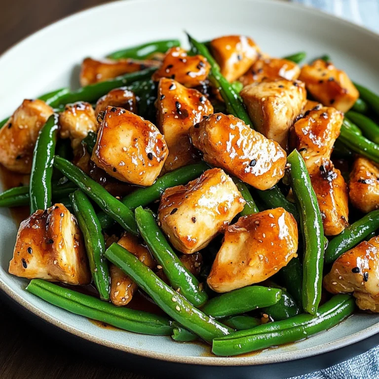 Easy Chicken Breast and Green Beans