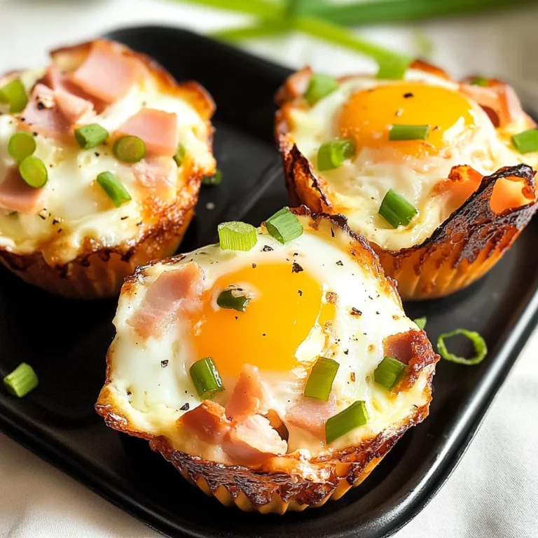 Ham and Cheese Egg Cups