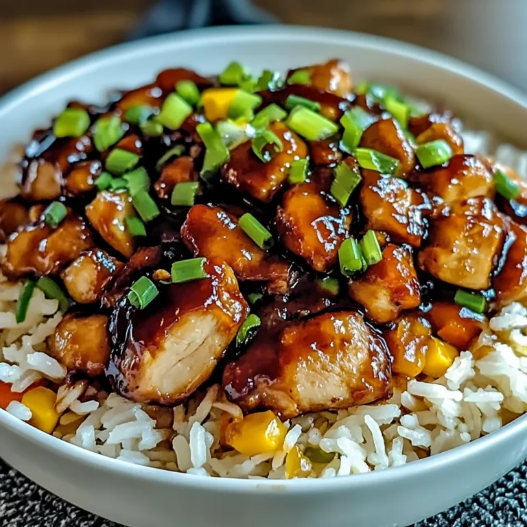 Honey BBQ Chicken Rice