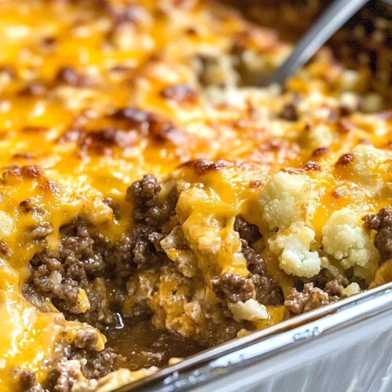 Keto Cheeseburger Casserole Recipe