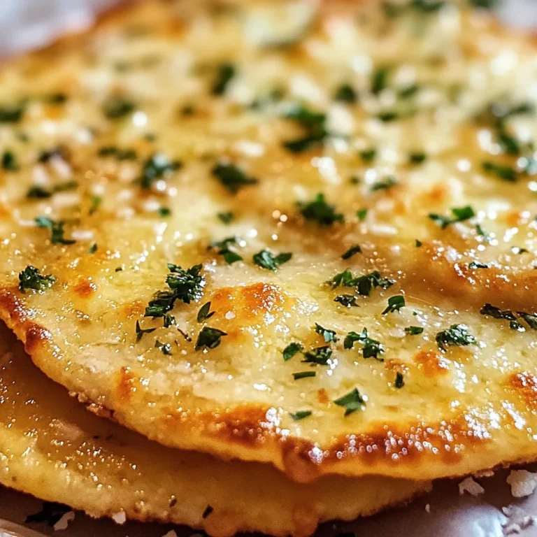 Keto Garlic Flatbread