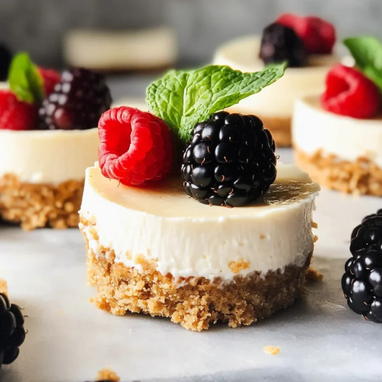 Mini Protein Cheesecakes