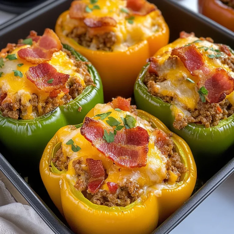Stuffed Bell Peppers Without Rice