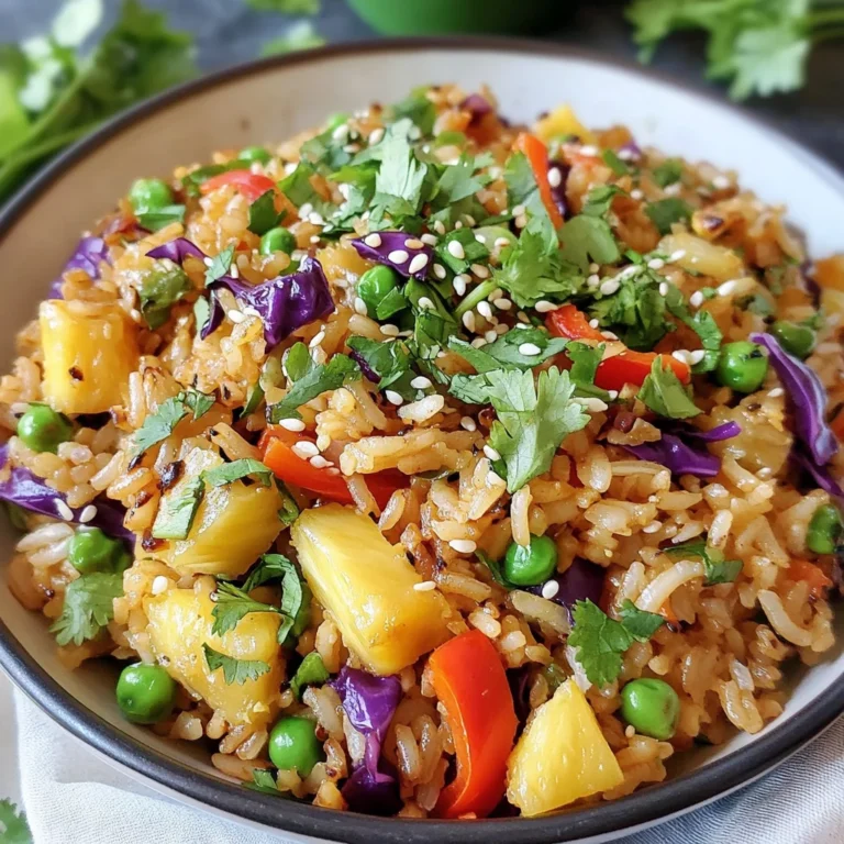 Vegan Pineapple Fried Rice