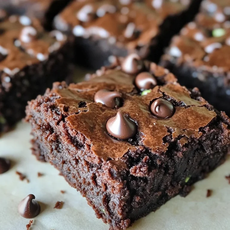 Vegan Zucchini Brownies