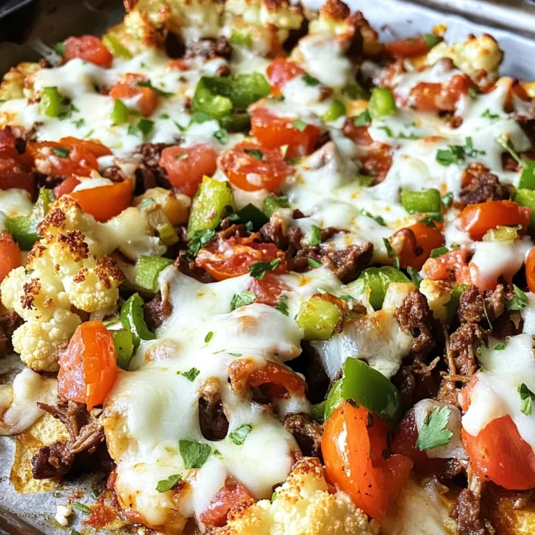 Cauliflower Pulled Pork Nachos