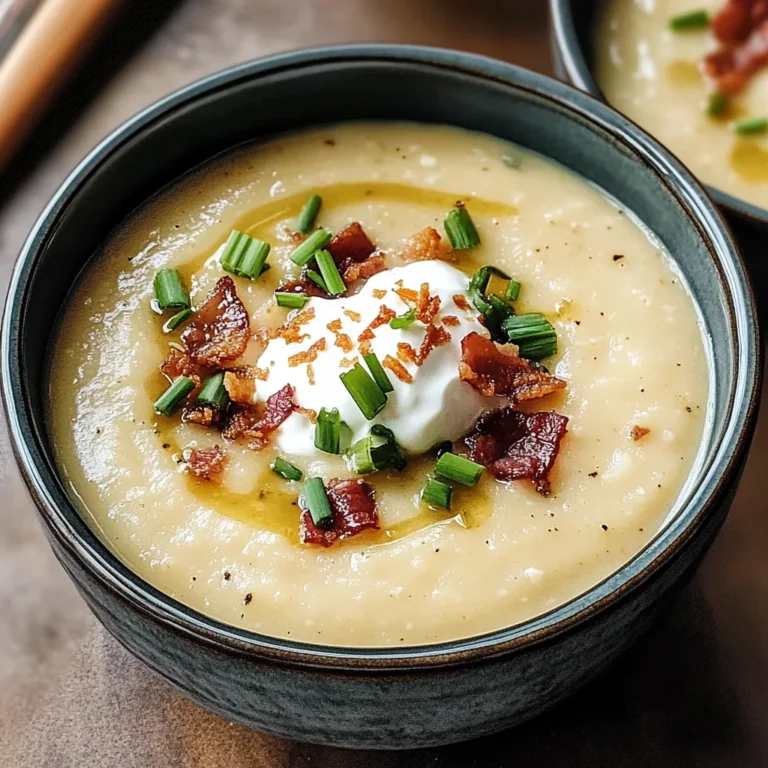 Loaded Cauliflower Soup (Whole30, Keto)