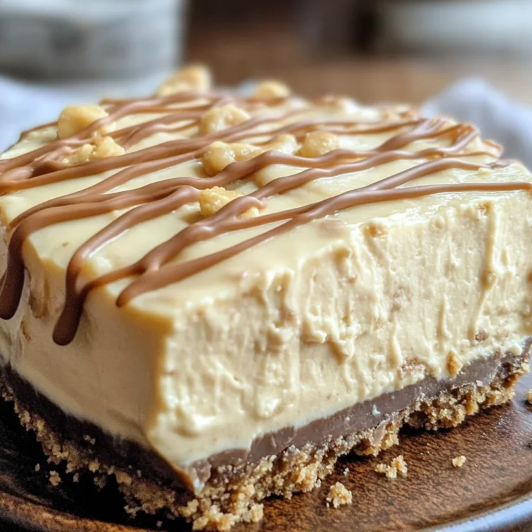 No Bake Peanut Butter Cheesecake