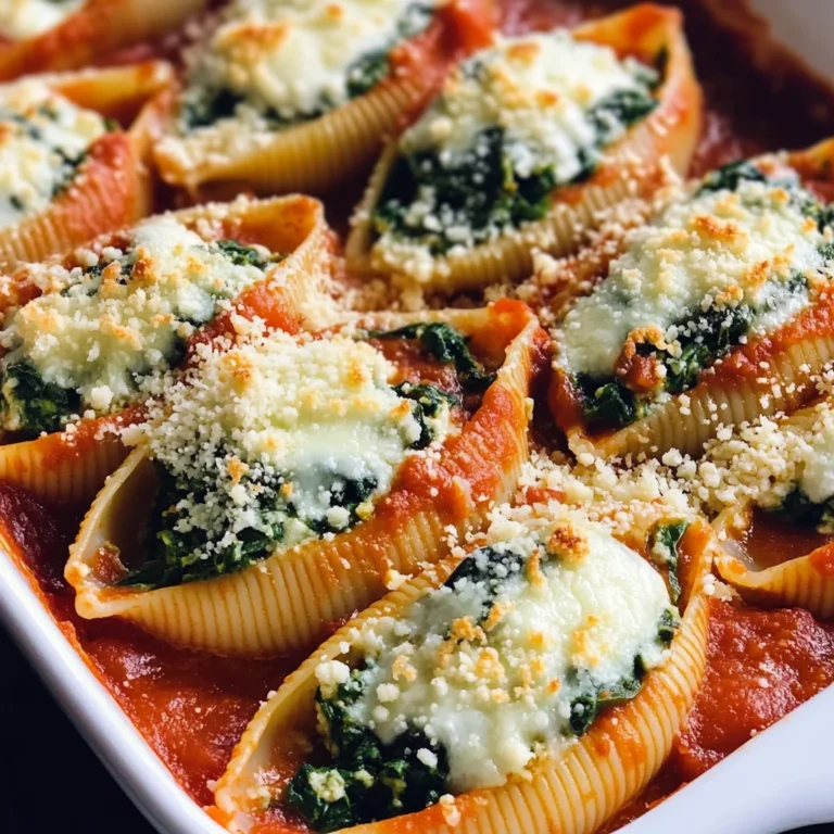Spinach and Ricotta Stuffed Shells Recipe